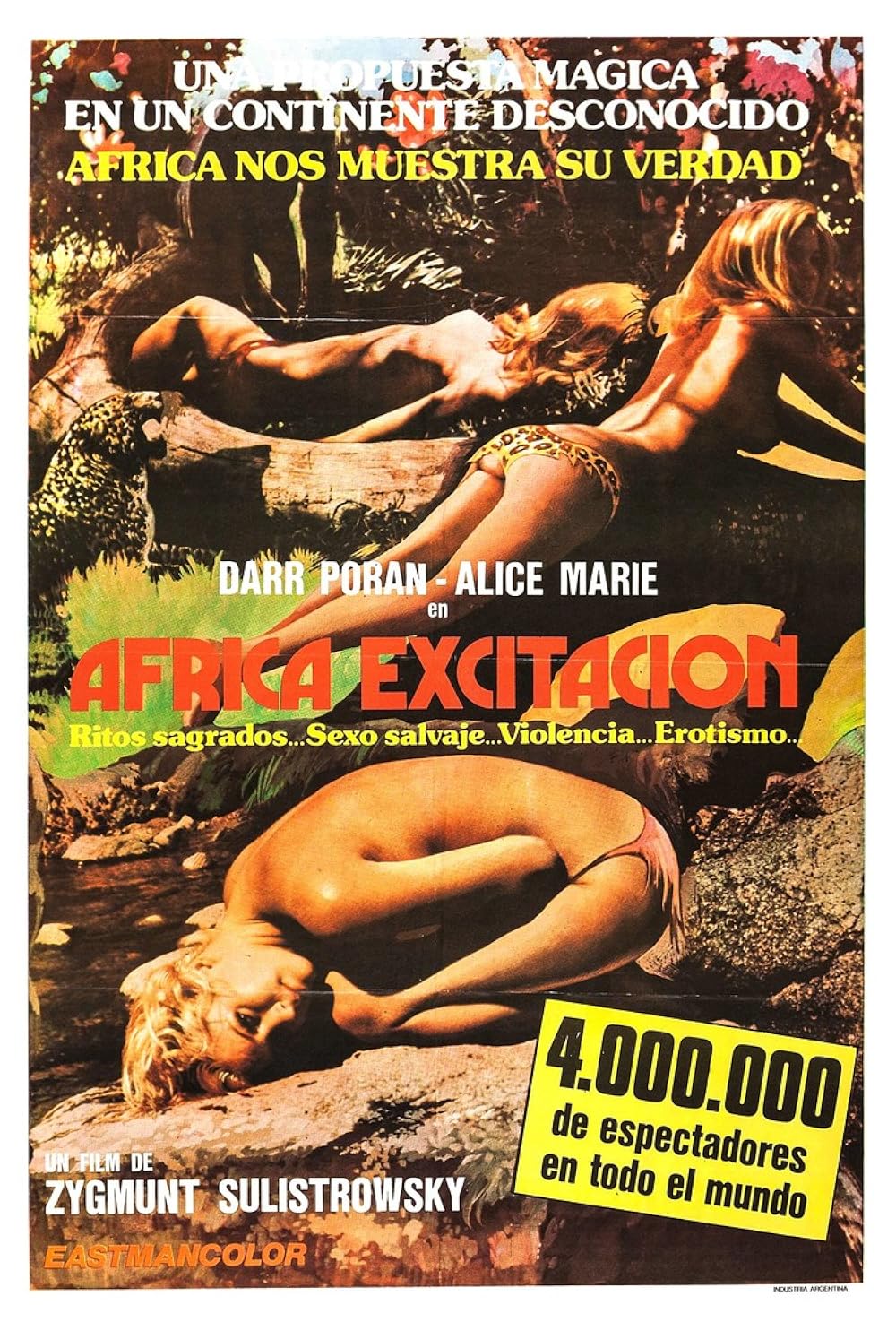 Afrikalı Vahşi Erkekler ve Şehirli Kızlar Erotik Filmi